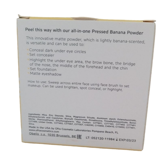 Ofra Banana Powder Brightening and Setting Powder .35oz - Picture 5 of 8